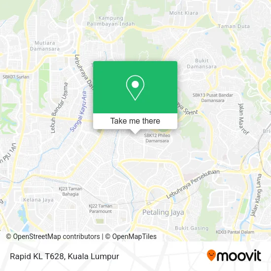 Rapid KL T628 map