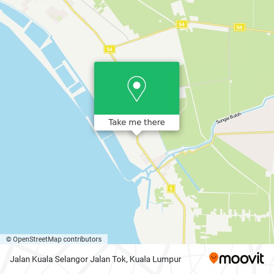 Jalan Kuala Selangor Jalan Tok map