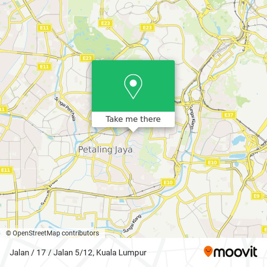 Jalan / 17 / Jalan 5/12 map