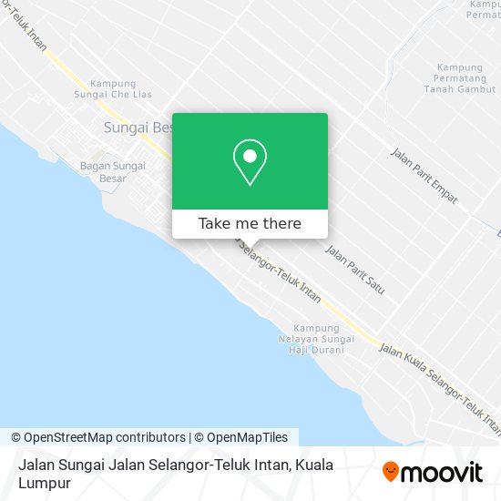 Peta Jalan Sungai Jalan Selangor-Teluk Intan