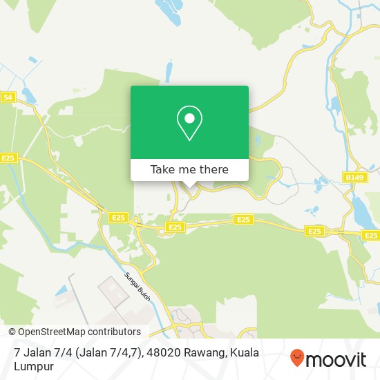 Peta 7 Jalan 7 / 4 (Jalan 7 / 4,7), 48020 Rawang