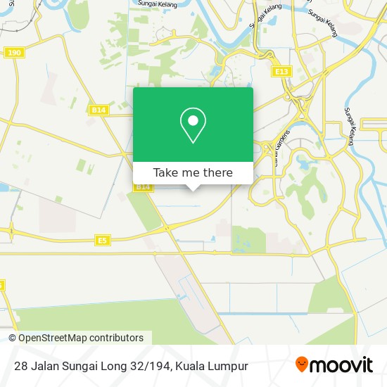 28 Jalan Sungai Long 32/194 map