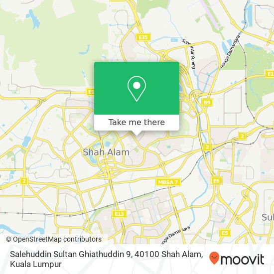 Salehuddin Sultan Ghiathuddin 9, 40100 Shah Alam map