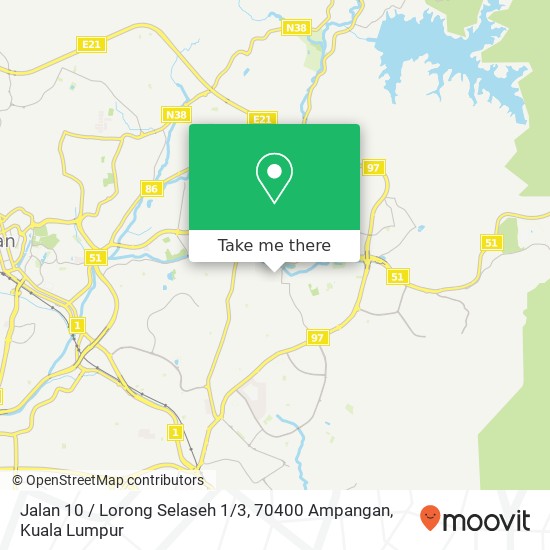 Jalan 10 / Lorong Selaseh 1 / 3, 70400 Ampangan map