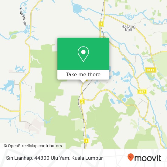 Peta Sin Lianhap, 44300 Ulu Yam