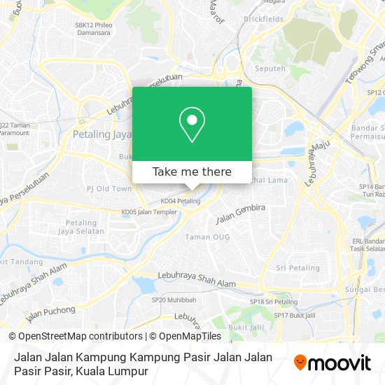 Jalan Jalan Kampung Kampung Pasir Jalan Jalan Pasir Pasir map