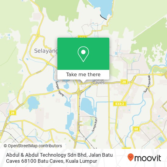 Peta Abdul & Abdul Technology Sdn Bhd, Jalan Batu Caves 68100 Batu Caves