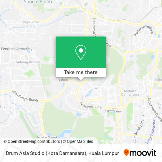 Peta Drum Asia Studio (Kota Damansara)