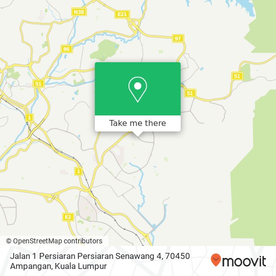 Jalan 1 Persiaran Persiaran Senawang 4, 70450 Ampangan map