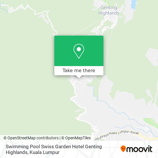 Swimming Pool Swiss Garden Hotel Genting Highlands map