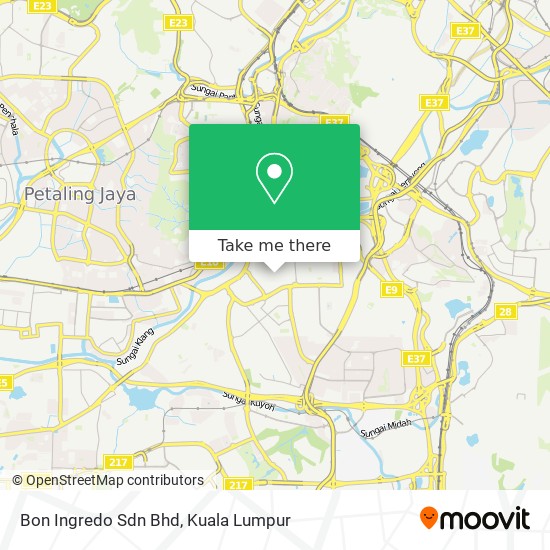 Peta Bon Ingredo Sdn Bhd