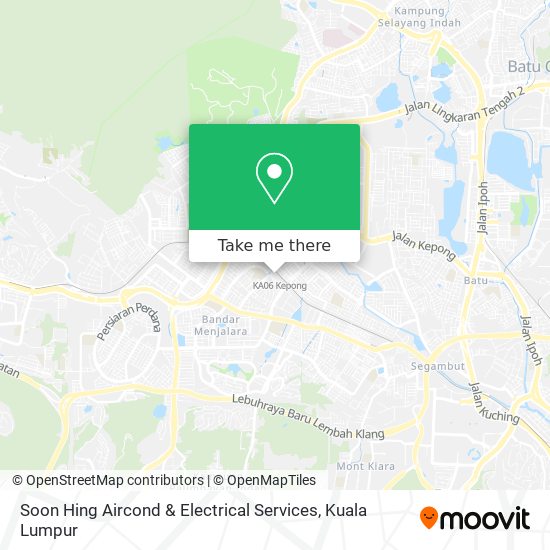 Soon Hing Aircond & Electrical Services map