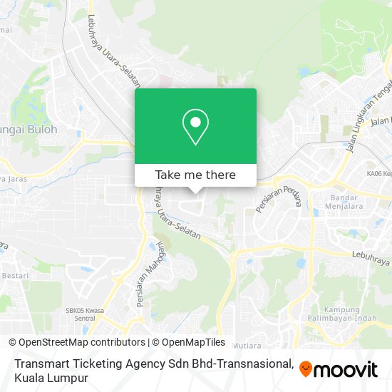 Transmart Ticketing Agency Sdn Bhd-Transnasional map