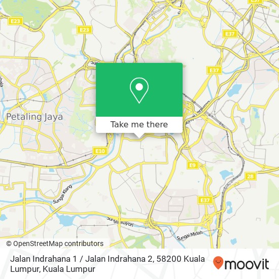Jalan Indrahana 1 / Jalan Indrahana 2, 58200 Kuala Lumpur map