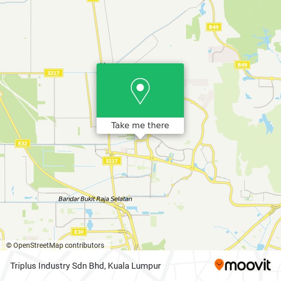 Triplus Industry Sdn Bhd map