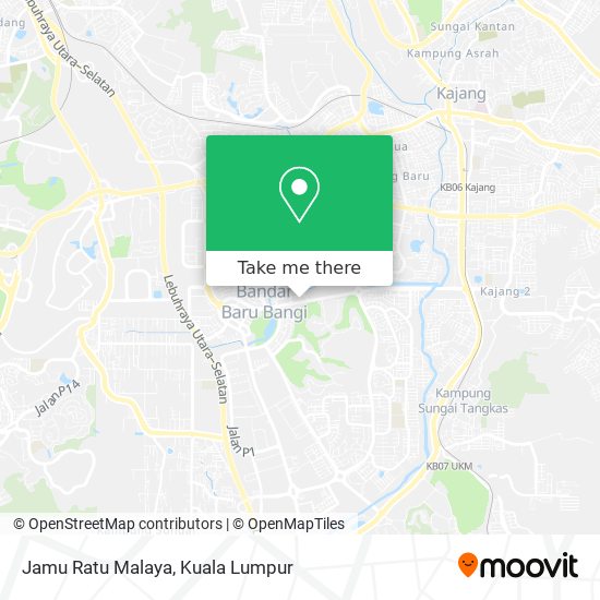 Jamu Ratu Malaya map