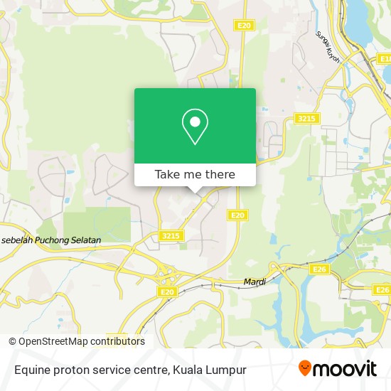 Equine proton service centre map