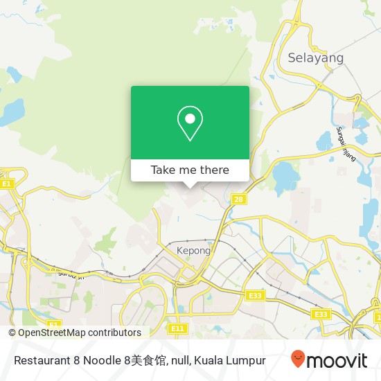 Restaurant 8 Noodle 8美食馆, null map