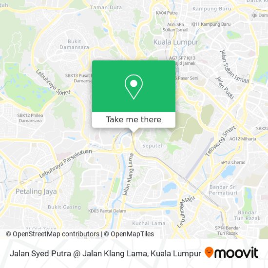 Jalan Syed Putra @ Jalan Klang Lama map