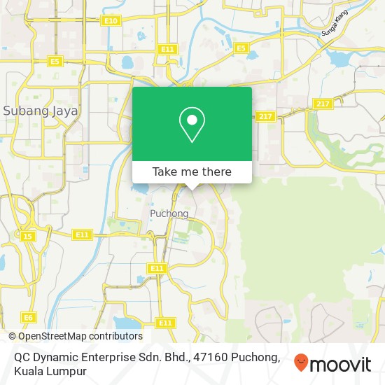 QC Dynamic Enterprise Sdn. Bhd., 47160 Puchong map