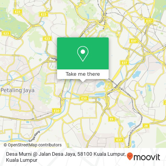 Desa Murni @ Jalan Desa Jaya, 58100 Kuala Lumpur map
