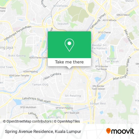 Spring Avenue Residence map