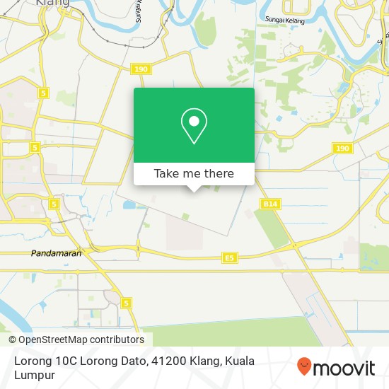 Lorong 10C Lorong Dato, 41200 Klang map