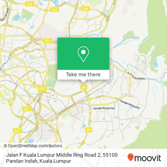 Jalan F Kuala Lumpur Middle Ring Road 2, 55100 Pandan Indah map