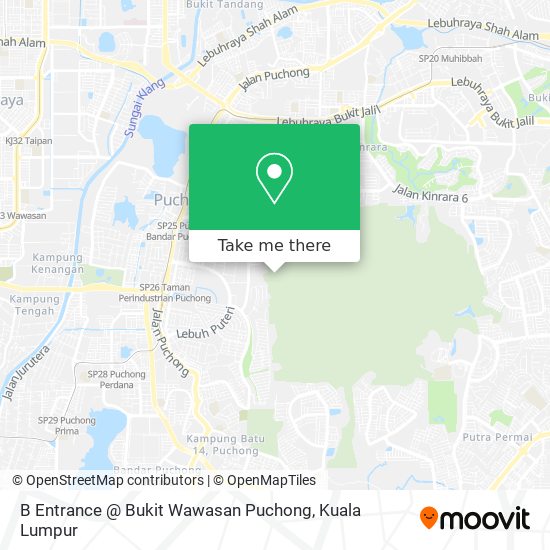 B Entrance @ Bukit Wawasan Puchong map