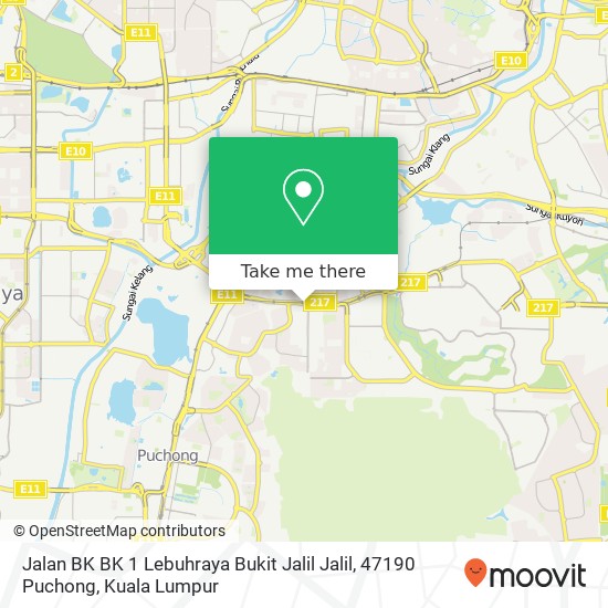 Jalan BK BK 1 Lebuhraya Bukit Jalil Jalil, 47190 Puchong map