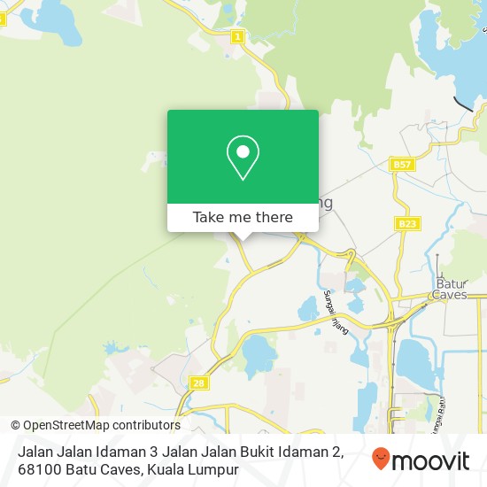 Peta Jalan Jalan Idaman 3 Jalan Jalan Bukit Idaman 2, 68100 Batu Caves