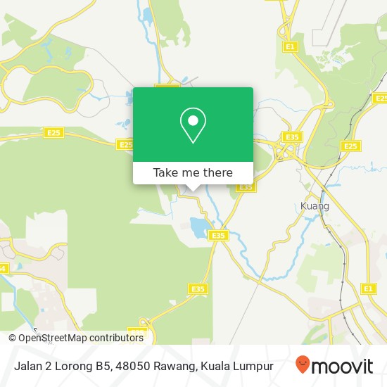 Peta Jalan 2 Lorong B5, 48050 Rawang