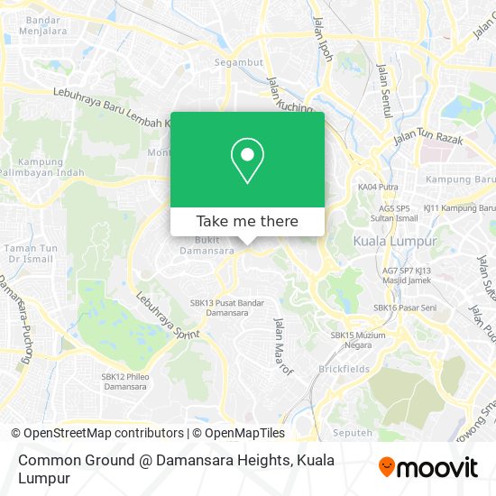 Common Ground @ Damansara Heights map