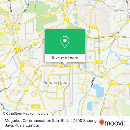Megadist Communication Sdn. Bhd., 47500 Subang Jaya map