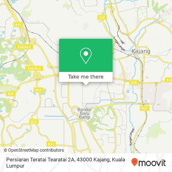 Persiaran Teratai Tearatai 2A, 43000 Kajang map