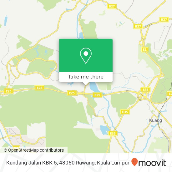 Peta Kundang Jalan KBK 5, 48050 Rawang