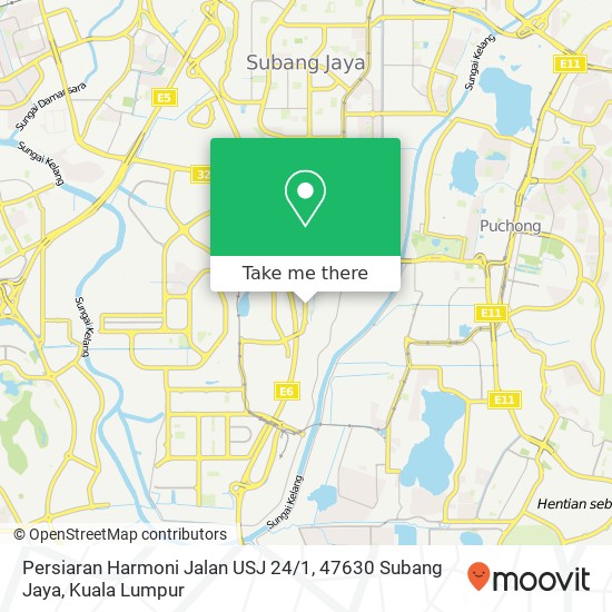 Persiaran Harmoni Jalan USJ 24 / 1, 47630 Subang Jaya map