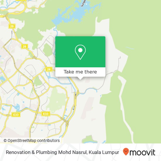 Peta Renovation & Plumbing Mohd Nasrul