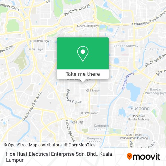 Hoe Huat Electrical Enterprise Sdn. Bhd. map