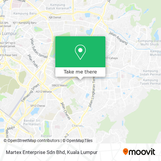 Martex Enterprise Sdn Bhd map