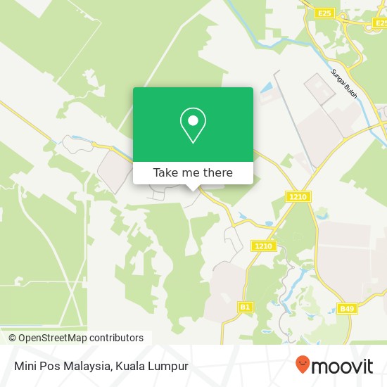 Mini Pos Malaysia map