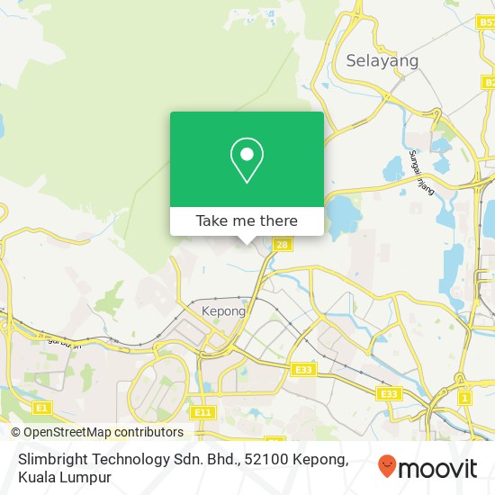 Slimbright Technology Sdn. Bhd., 52100 Kepong map