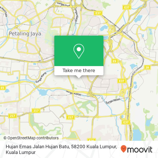 Hujan Emas Jalan Hujan Batu, 58200 Kuala Lumpur map