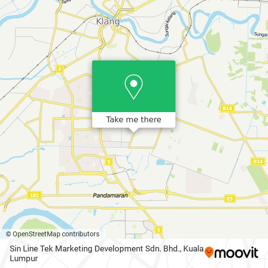 Sin Line Tek Marketing Development Sdn. Bhd. map