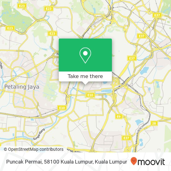 Puncak Permai, 58100 Kuala Lumpur map