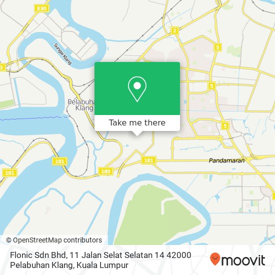 Peta Flonic Sdn Bhd, 11 Jalan Selat Selatan 14 42000 Pelabuhan Klang