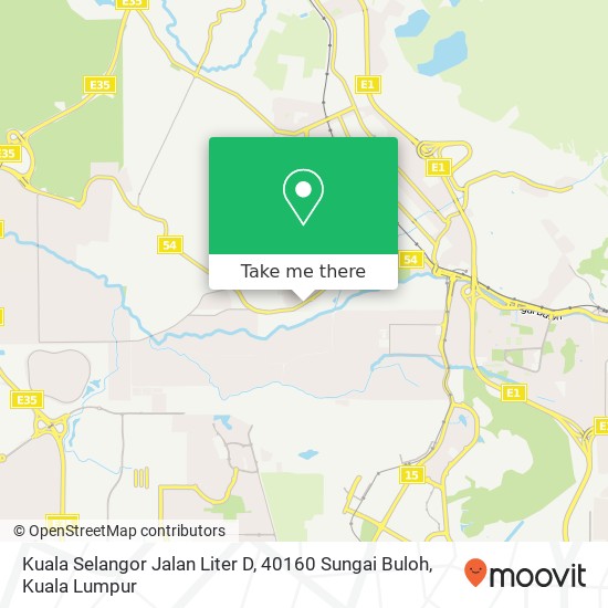 Kuala Selangor Jalan Liter D, 40160 Sungai Buloh map