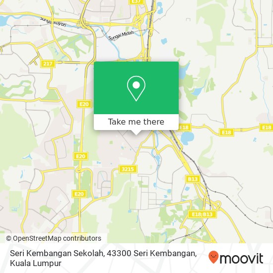 Seri Kembangan Sekolah, 43300 Seri Kembangan map