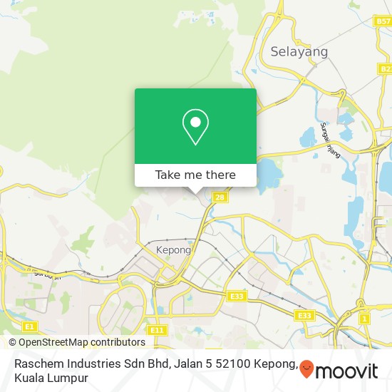 Raschem Industries Sdn Bhd, Jalan 5 52100 Kepong map