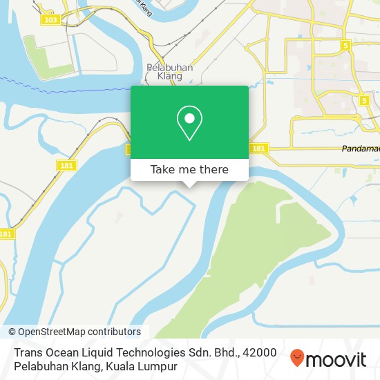 Trans Ocean Liquid Technologies Sdn. Bhd., 42000 Pelabuhan Klang map